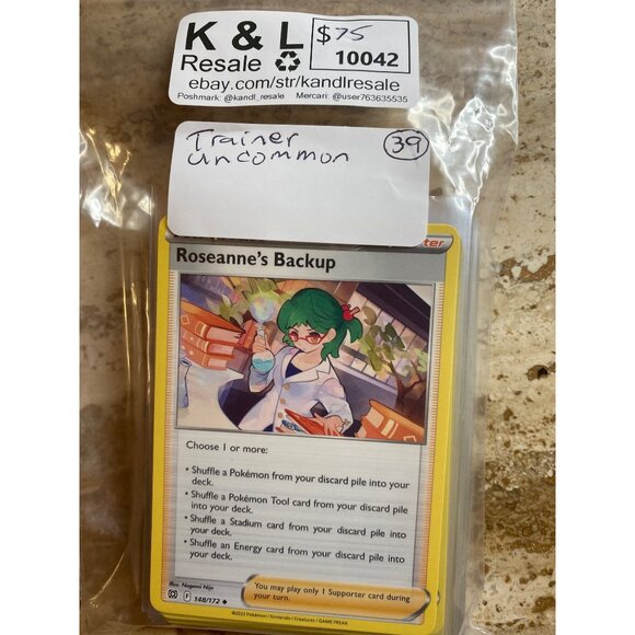 Lot Of 39 Pokemon TCG Trainer Cards Including Roseannes Backup Quick Ball & More - Picture 4 of 4